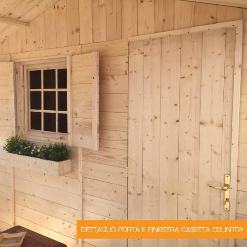 Casetta Country 330 x 400 cm in legno