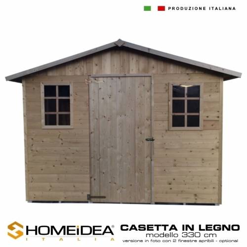 Casetta 330 x 414 cm 1 porta 2 finestre