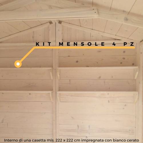 Kit mensole 4 pz 