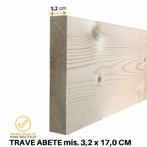 Trave mis 3,2 x 17,0 x 250 cm in legno di abete
