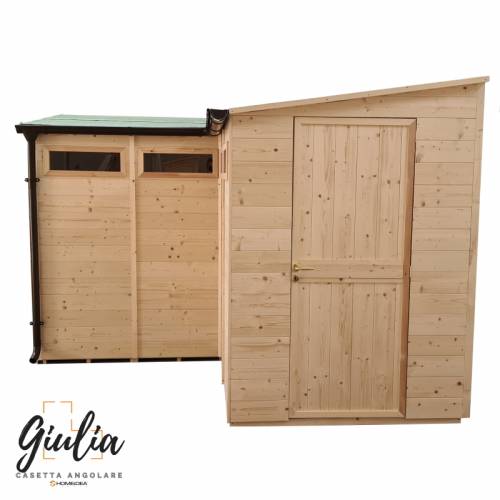 Angular wooden house Giulia plus