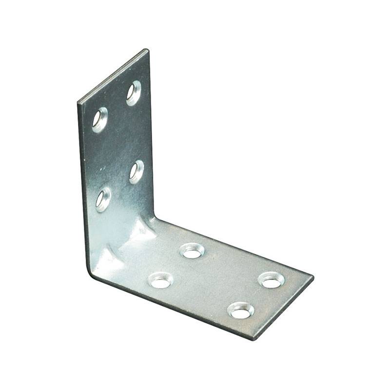 60 x 60 mm galvanized corner joint plate for fixing