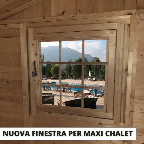 Maxi Chalet Wooden House 410 x 414 cm