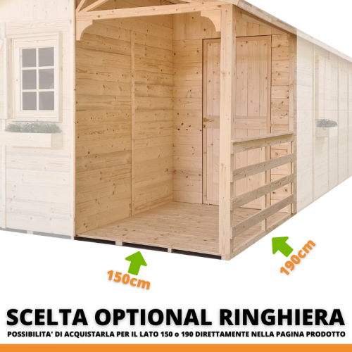 Casetta 330 x 604 cm Maxi chalet (19 mq)