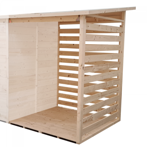 Side canopy 212 cm with wooden slats