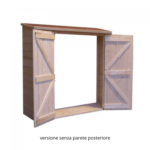 Wooden storage closet 192 x 57 cm