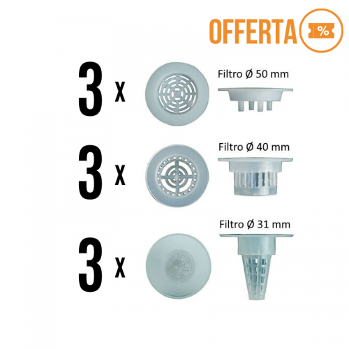 Offer sink filter diameter 31/40/50 mm