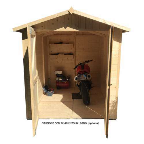 Wooden House 222 x 250 cm double door