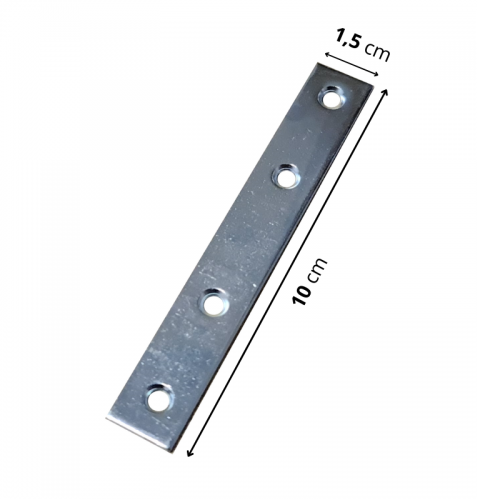 Lastrina diritta mis 100 x 15 mm