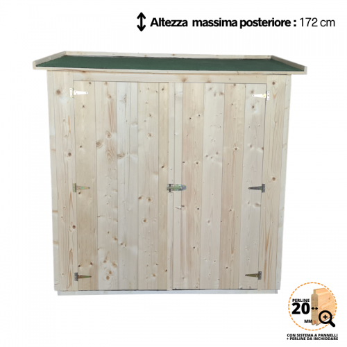 172cm Wooden Storage Cabinet Cupboard with 2 Doors