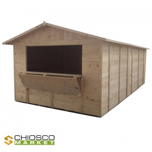 Chiosco Market 410 x 604 cm in legno