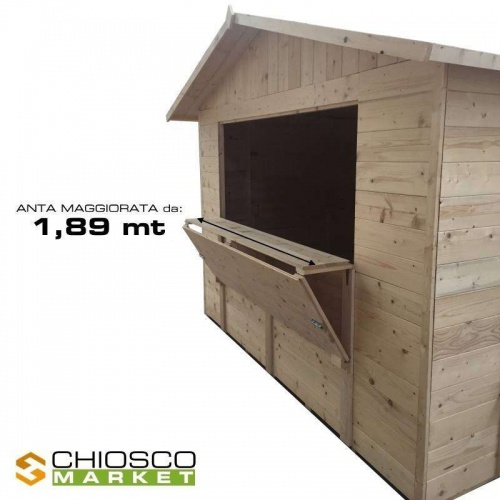 Chiosco Market 410 x 604 cm in legno