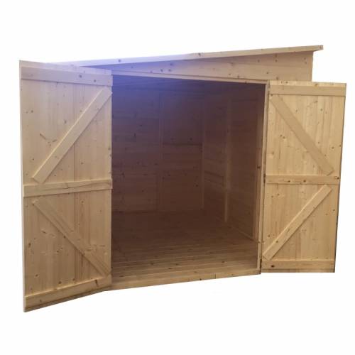 Leaned Wooden House mis. 250 x 270 cm - 2 door