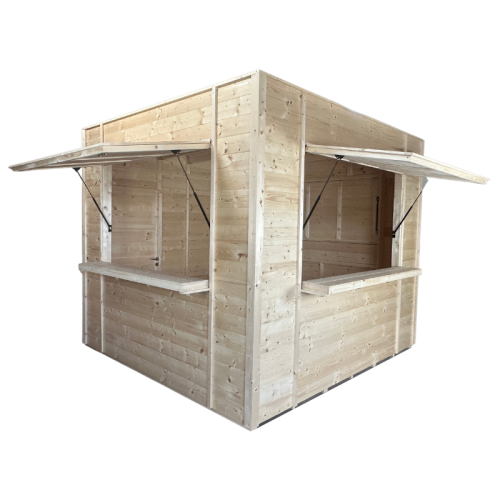 Wooden kiosk Elite max size 299 x 293 cm