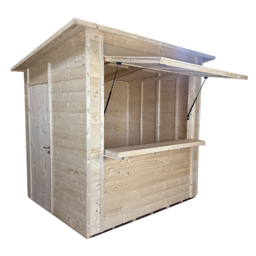 Wooden kiosk mis 276 x 212 cm - Air