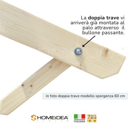 wooden cantilever roofs mis 250 x 60 cm