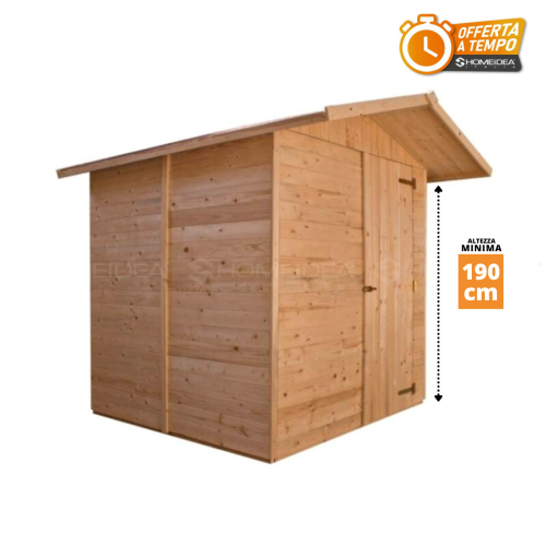 cabina in legno 2 x 2 mt