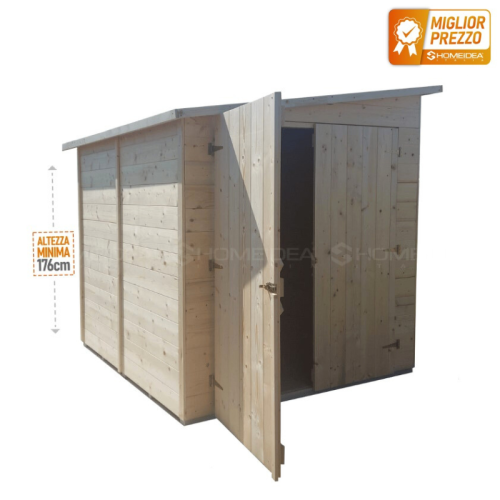 Casetta addossata mis. 250 x 212 cm - 2 Porte h176