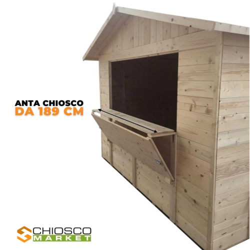 Chiosco Market 373 x 318 cm in legno