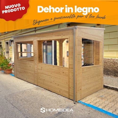 Dehor in Legno mis. 374 x 204 cm